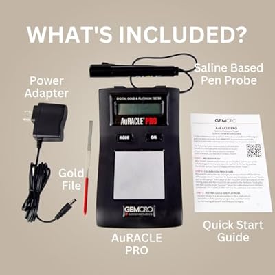 GemOro AuRACLE PRO Gold Tester | Accurate Compact Romania | Ubuy