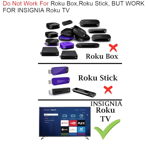 Image of New NS-RCRUS-17 Remote fit for Insignia Roku TV NS-24DR220NA18 NS-32DR310NA17 NS-32DR420NA16 NS-32DR420NA16A NS-32DR420NA16B NS-39DR510NA17 NS-40DR420NA16 NS-40DR420NA16B NS43DR710NA17 NS-43DR710NA1
