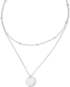 Double RL『STERLING SILVER NECKLACE』 Silver Dog-Tag Necklace