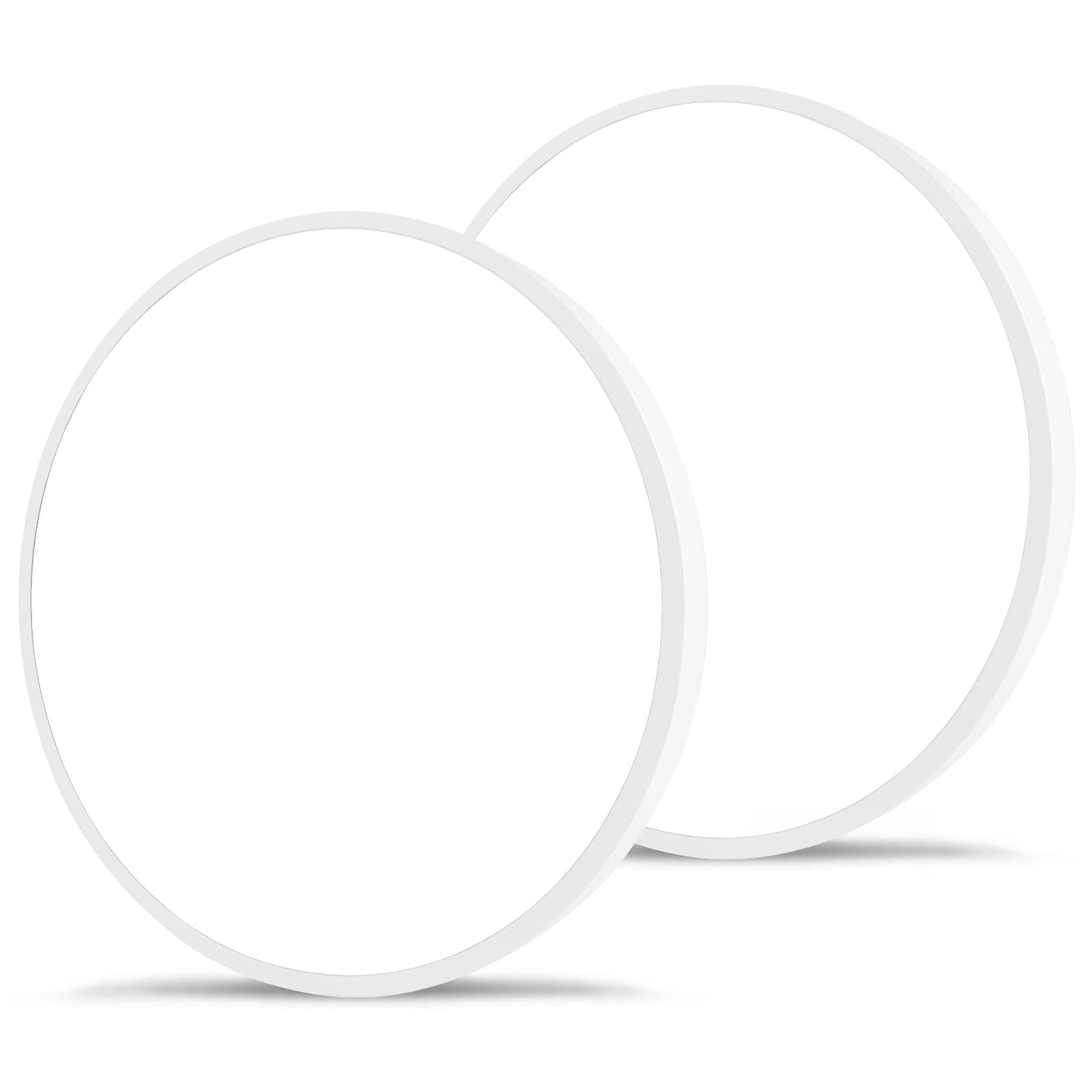 Photo 1 of 2PACK LED Kitchen Light Fixtures Ceiling 15.8 Inch, 30W Flush Mount LED Ceiling Light (200W Equivalent), 5000K Ceiling Light Fixtures for Kitchen, Bedroom 15.8Inch-2PACK White