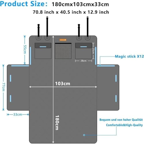 Funda maletero perros BMW iX2 evite arañazos y suciedad en el protector 3