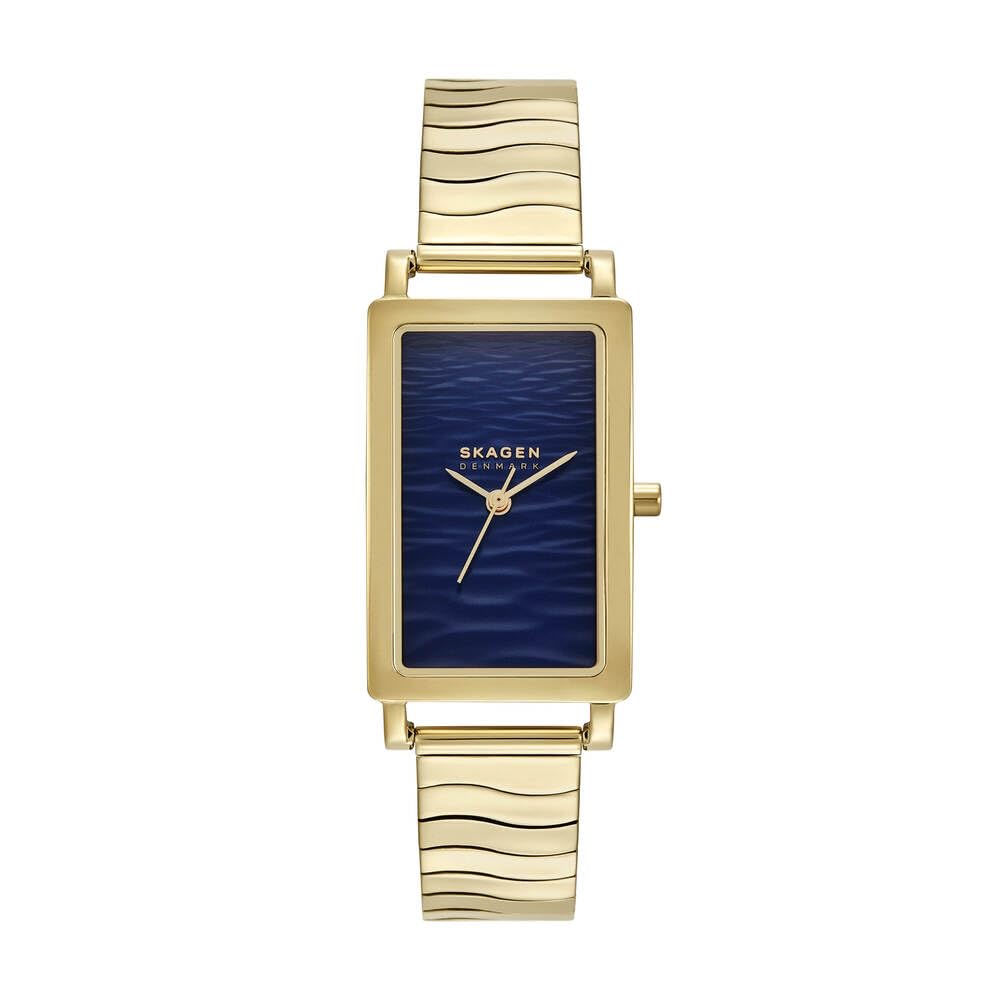Skagen Hagen Watch for Women, Quartz Three Hand Movement with Stainless Steel or Leather Strap