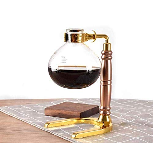 LIBAXY Máquina de café Nuevo Sifón Cafetera Tetera Sifón Olla Máquina de café al vacío Máquina de café de Vidrio Filtro… - Imagen 6