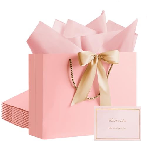 Sacs cadeaux pour cadeaux volumineux avec papier de soie de protection