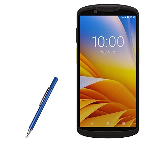 BoxWave Stylus Pen Compatible with Zebra TC58 - FineTouch Capacitive Stylus, Super Precise Stylus Pen for Zebra TC58 - Lunar Blue