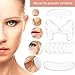 11 Pieces Reusable Silicone Chest Wrinkle Pads Patches, Silicone Neck Decollete Anti Wrinkle Patches Pad Forehead Face Cleavage Eye Cheek Stick Valentine Gift