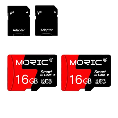 2�p�b�N 16GB Micro SD�J�[�h SD�A�_�v�^�[�t�� �����������[�J�[�h C10 A1������ TF�J�[�h �J����/�_�b�V���J��/�X�}�[�g�t�H��/�^�u���b�g/�h���[���p