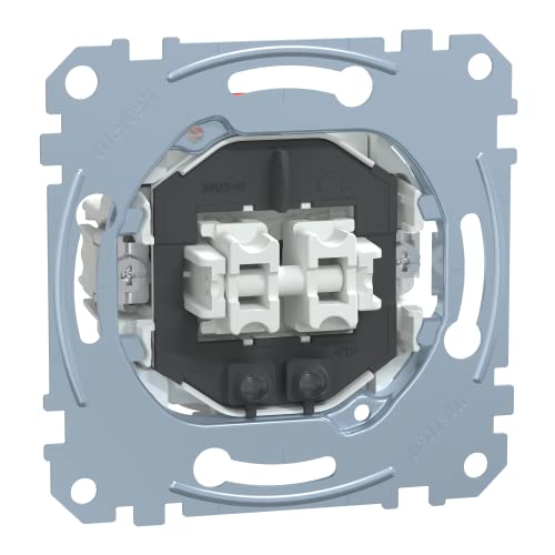 Merten MEG3105 Series Control Switch Insert 1 Pole, 10 AX, AC 250 V, Plug-in terminals, Schwartz - Image 2