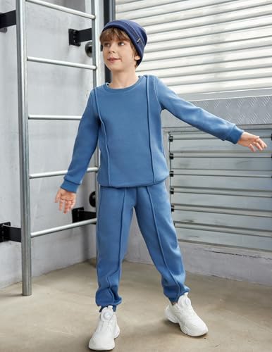 Image of Toddler Boys boys sets ,Long Sleeve Fleece Fall Winter boys sweatsuit