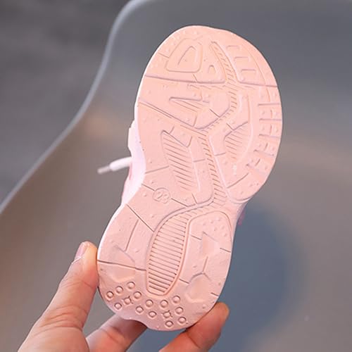 Toddler Light Up Sports Shoes Comfortable Lightweight Sneakers for Kids Boys Girls Lace-up Girls Shoes Size 5 Big Girls3