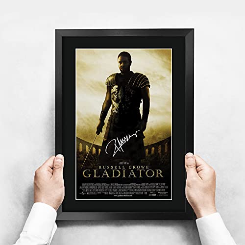 HWC Trading A3 FR Gladiator Film Poster Russell Crowe Ondertekend Gift FRAMED A3 Gedrukt Handtekening Film Geschenken… - Afbeelding 4