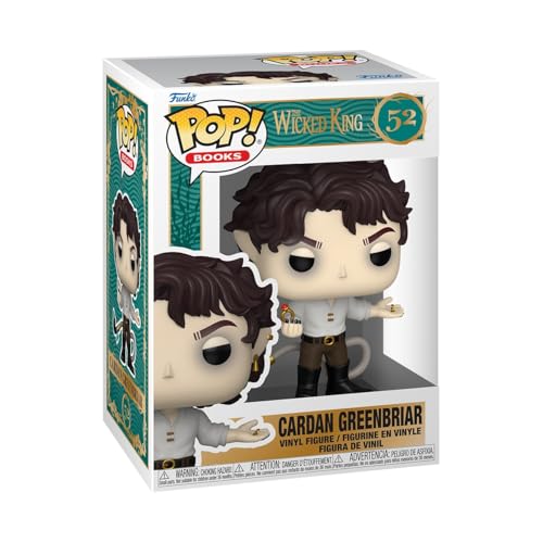 Funko POP! Books: The Folk of the Air Series - The Wicked King - Cardan Greenbriar - Figura in vinile da collezione - Idea regalo - Prodotto ufficiale - Giocattoli per bambini e adulti