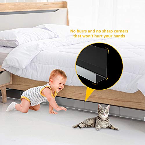Bestlube Under Bed Blocker For Pets Dogs 6 Pack 3.9 Inches High Toy Blocker, Couch Blockers With Strong Adhesive, Gap Stopper Under Couch Or Bed To Stop Things Going Into #TOP4