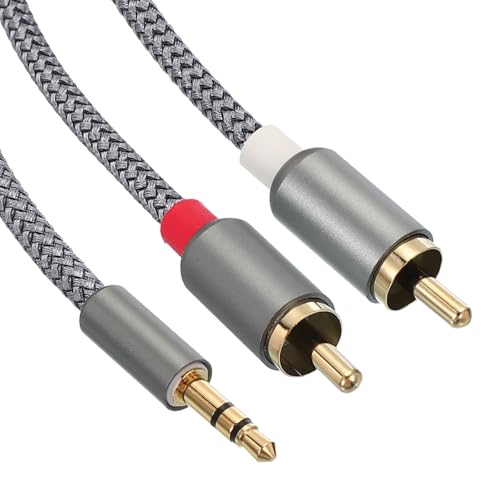 Cable divisor RCA Y para conectar tu MP3 o reproductor de CD a altavoces y subwoofer en el salón