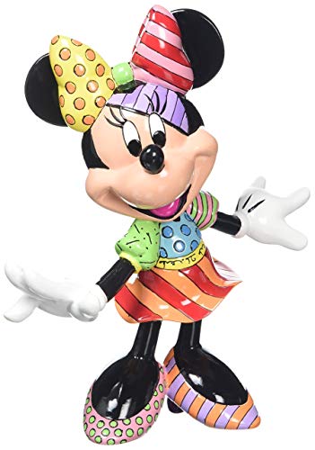 Disney By Romero Britto 4023846 Figurina Minnie In Resina, 20 Cm