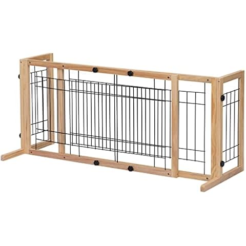 Oleksil 39.7"-71" Adjustable Freestanding Baby Safety Gate Playpen Fireplace Baby Gate Dog Fences Indoor Pet Gates Dog Gates for Doorways,Stairs,Child,Toddler Cover