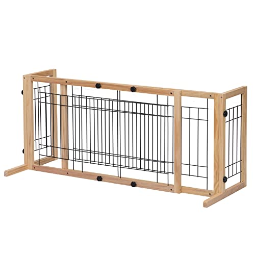 Oleksil 39.7"-71" Adjustable Freestanding Baby Safety Gate Playpen Fireplace Baby Gate Dog Fences Indoor Pet Gates Dog Gates For Doorways,Stairs,Child,Toddler #TOP6
