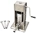 Produktbild RICOO Wurstfüller RWH-03 Wurstmaschine 3L Fassungsvermögen aus Edelstahl & Manuell Mechanisch | Wurstfüllmaschine Wurst-Presse Wurst-Spritze Wurst-Spender Einfüll-Trichter | Silber