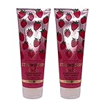 Bath & Body Works Strawberry Soda Ultimate Hydration Body Cream For Women 8 Fl Oz 2- Pack (Strawberry Soda)