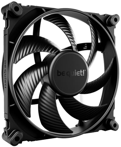be quiet! Silent Wings 4 140mm Black ventilateur, pales optimisées une performance extraordinairement élevée une pression d'air extrêmement élevée fonctionnement pratiquement inaudible, moteur 6 pôles