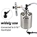 Ball Lock Liquid Disconnect with Swivel Nut and Worm Clamp for Corny Keg Home Brewing and Wine Making by PERA