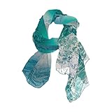 Use4 Fashion Dancing Beach Ocean Sea Wave Chiffon Silk Long Scarf Shawl Wrap
