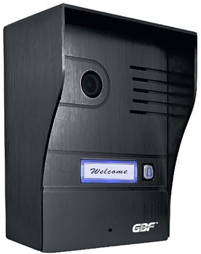 Miniatura 3 de GBF Smart Video DoorbellDoor Phone Intercom System PL963MBL-POE (Negro), Resistente a la intemperie- HD 1080P Video, Gran Angular, Detección de