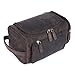 Produktbild TUSC Portia, Leder kulturtasche kulturbeutel für Herren Damen, Leder Kosmetiktasche Waschtasche Waschbeutel Rasierentasche für die Reise, Leather Toiletry Bag, Größe - 26x13x14cm