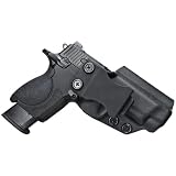IWB Sweat Guard Holster - Inside The Waistband Holster - fits S&W CSX E-Series 3.6'' (Black, Right)