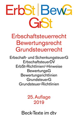 Erbschaftsteuerrecht / Bewertungsrecht / Grundsteuerrecht: Bewertungsgesetz, Bewertungsgesetz-DDR (A Erbschaftsteuerrecht / Bewertungsrecht / Grundsteuerrecht: Bewertungsgesetz, Bewertungsgesetz-DDR (A