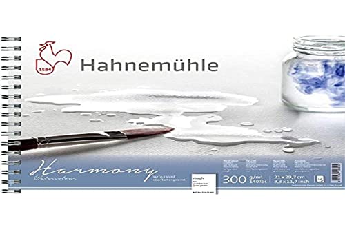 Hahnemuhle Harmony Watercolour Spiral Pad Rough Surface A4, 10626842