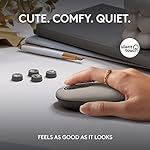 Logitech POP Mouse, Wireless Mouse with Customizable Emojis, SilentTouch Technology, Precision/Speed Scroll, Compact Design, Bluetooth, Multi-Device, OS Compatible - Mist - Image 4