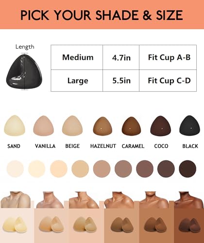 Image of Double-Sided Sticky Bra Pads Inserts Ultra Instant Volume Push up Stick on Bra for Women Swimsuit Bikini Dresses