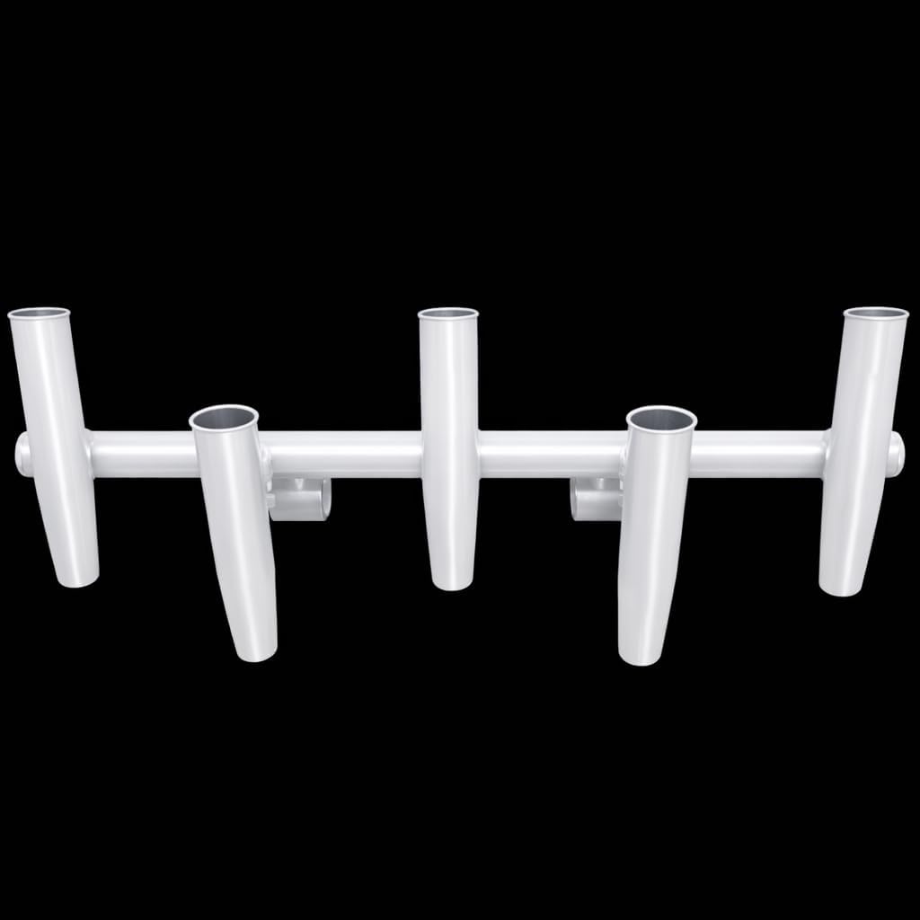 Krypt 5 Rod Holder – Premium Rocket Launcher for Fishing Rod Storage | Easy T-Top & Hardtop Mounting | Marine-Grade Aluminum