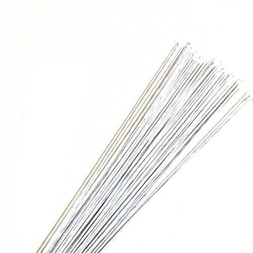 SOWUDM Fil De Fer 18# dia 1.2mm 36cm Longueur de Papier Couvert Fleurs artificielles tiges Branches brindilles Fil de Fer for DIY Accessoire de Fleur en Nylon Fil De Fer Fleuriste Cover