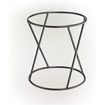 Alpine Corporation 11 Inch Tall Indoor Outdoor Gazing Globe Metal Display Stand, Black