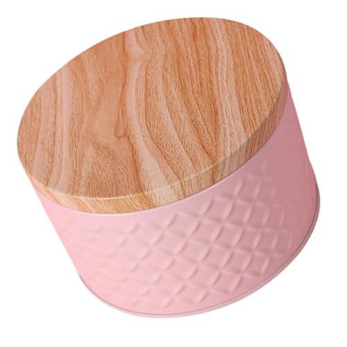 ibasenice Caja de Hierro Redonda para Dulces...