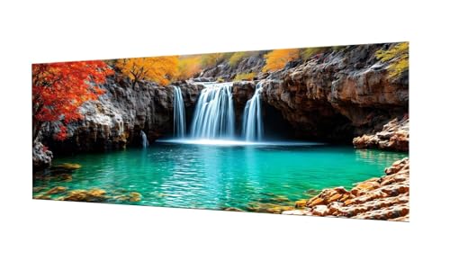 Diamond Painting Adulte Cadeau Idéal - Kit 5D Cascade Paysage Naturel