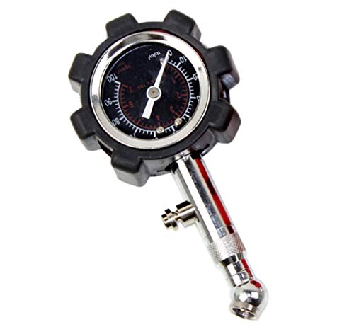 Hycy® Digitale Autoreifen Manometer Tester LCD PSI KPA BAR Hohe Präzision Pneumatische Messgerät Für Auto LKW Motorrad Bike,Black Cover