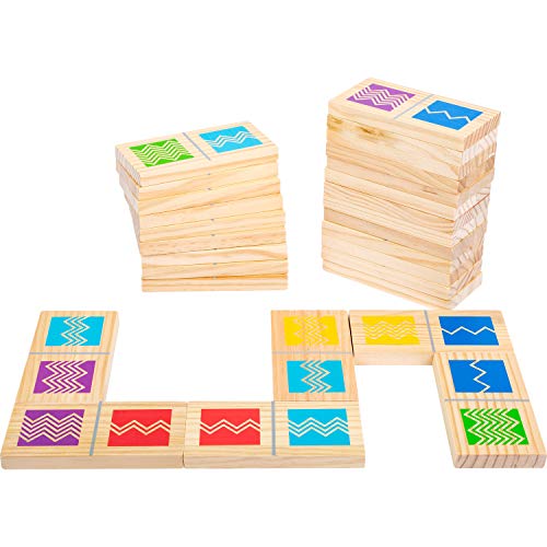 Small Foot Domino XXL Active en Bois certifié FSC 100% - Jeu d'extérieur pour Adultes et Enfants à partir de 3 Ans - 12032
