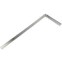 Heavy Duty Aluminum L Shape Angle Square Ruler for Construction Professionals, 250mm & 600mm 600mm