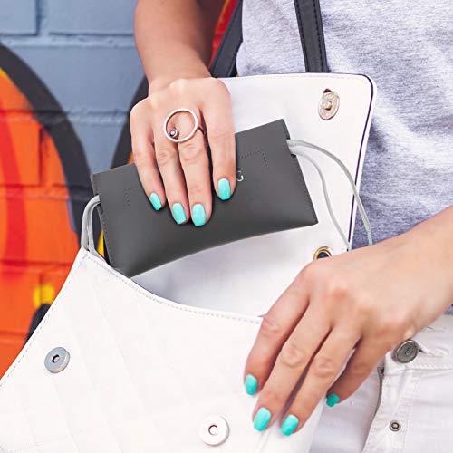 Hemoton Estojos para Ã“culos de Sol de Couro Com Cordão Duplo Pu Bolsas Bolsas para Ã“culos Ã“culos