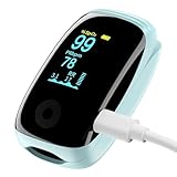 Finger Pulse Oximeter, Fingertip Blood Oxygen Saturation with Pulse Monitor, Oximeter with Lanyard, Pulse...