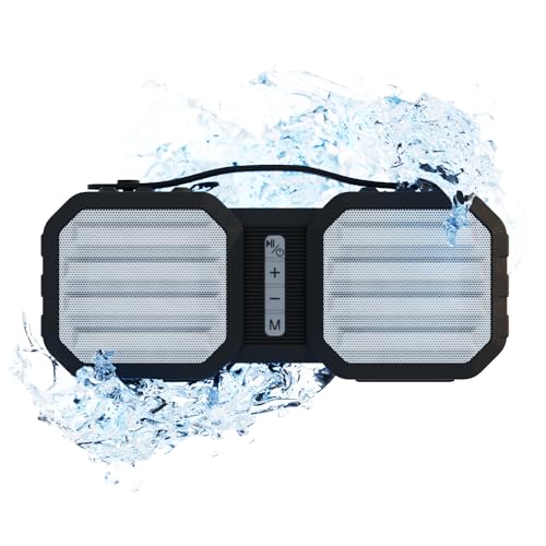 Image of Portable Waterproof Bluetooth Speaker with FM Radio, IPX5, Party Speaker