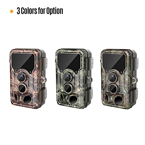 Snario Câmera de trilha M50 1296P 24MP WiFi câmera de jogo para observação da vida selvagem com infr