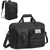 G4Free 17.3 Inch Laptop Messenger Bag for Men, 3-in-1 Backpack for Travel Work Weekender, Large Tactical Shoulder Bag