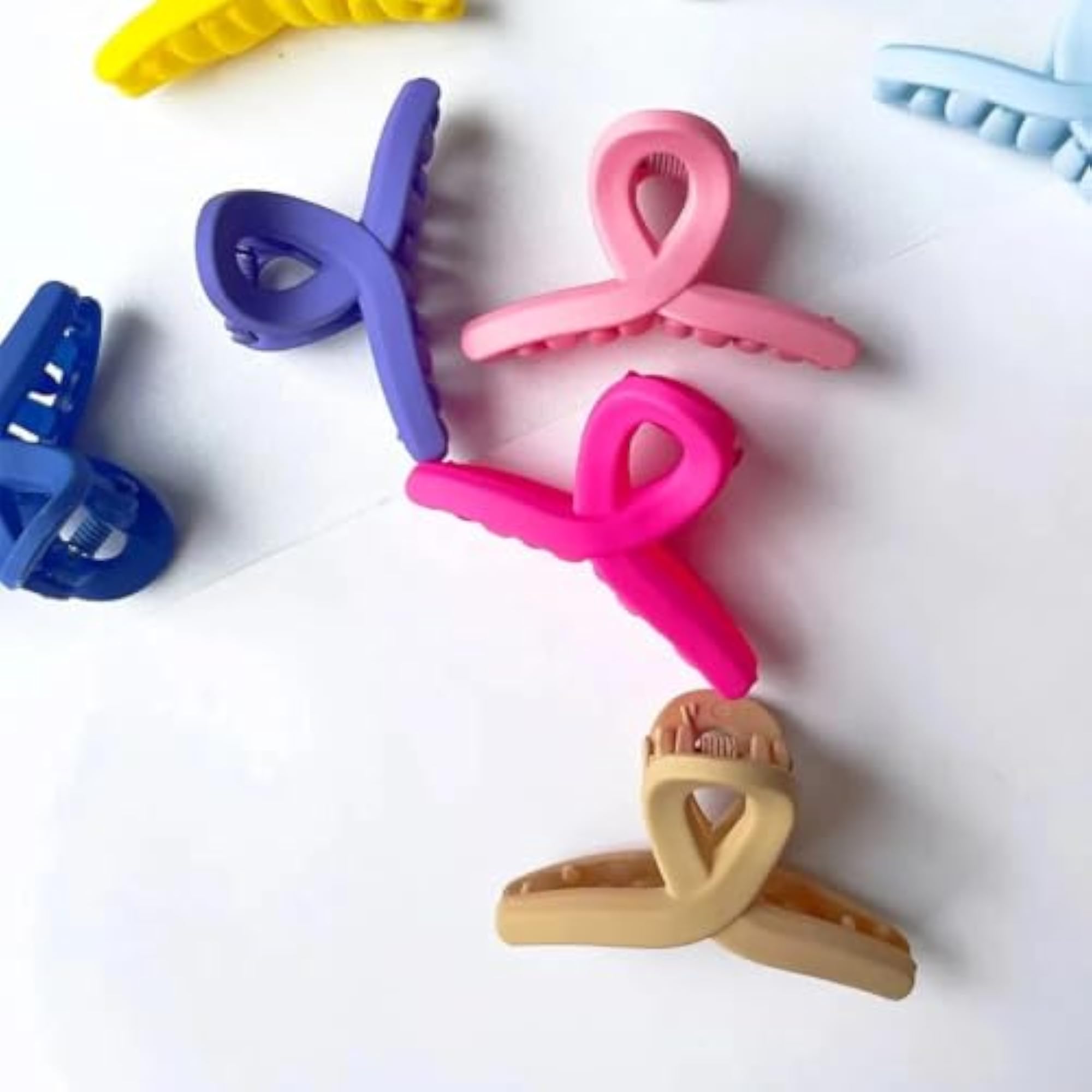 Mini Hair Claw Clips 6 PCS 3cm Multicolour