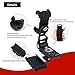 IFOOTAGE Phone Tripod Mount, Smartphone Tripod Adapter with 38mm/50mm Base Plate Adapter for Video Live Stream Vlog TikTok Selfie - Black