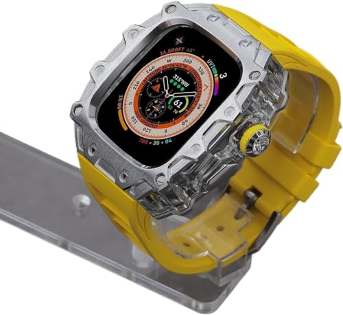 Coque montre métal Apple Watch Ultra 2 antichoc pour homme avec bracelet souple Rm Style