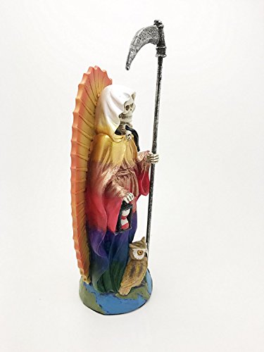 Figura decorativa Santa Muerte 7.25 pulgadas miniatura 3